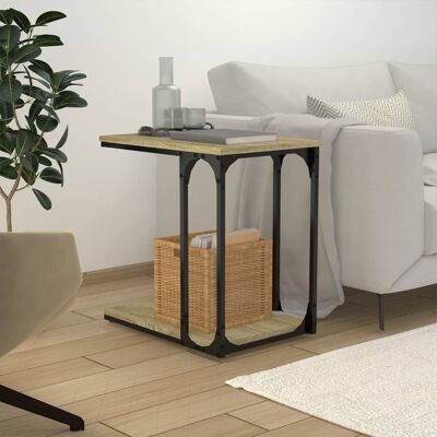 vidaXL Beistelltisch Sonoma-Eiche 50x35x52 cm Holzwerkstoff - Braun vidaXL Beistelltisch Sonoma-Eiche 50x35x52 cm Holzwerkstoff - Braun