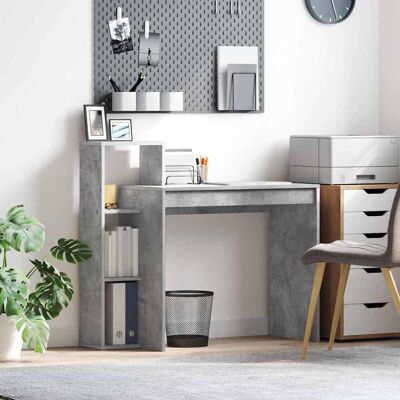 vidaXL Schreibtisch Beton Grau 100 x 40 x 90 cm Holzwerkstoff - Grau vidaXL Schreibtisch Beton Grau 100 x 40 x 90 cm Holzwerkstoff - Grau