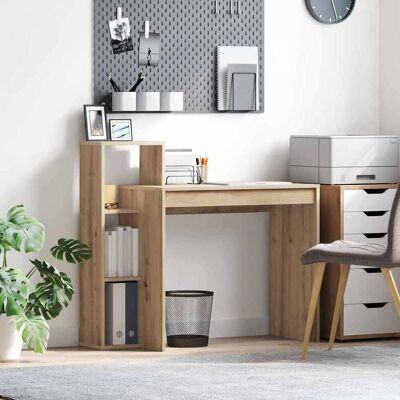 vidaXL Schreibtisch Artisan-Eiche 100 x 40 x 90 cm Holzwerkstoff - Braun vidaXL Schreibtisch Artisan-Eiche 100 x 40 x 90 cm Holzwerkstoff - Braun