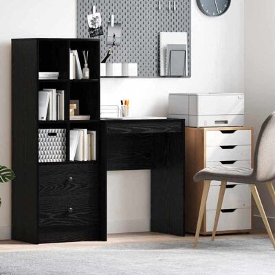 vidaXL Schreibtisch Schwarz Eichen-Optik 60 x 40 x 76 cm - Schwarz vidaXL Schreibtisch Schwarz Eichen-Optik 60 x 40 x 76 cm - Schwarz