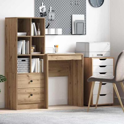 vidaXL Schreibtisch Artisan-Eiche 60 x 40 x 76 cm - Braun vidaXL Schreibtisch Artisan-Eiche 60 x 40 x 76 cm - Braun