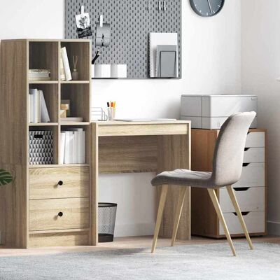vidaXL Schreibtisch Sonoma-Eiche 70 x 40 x 76 cm Holzwerkstoff - Braun vidaXL Schreibtisch Sonoma-Eiche 70 x 40 x 76 cm Holzwerkstoff - Braun