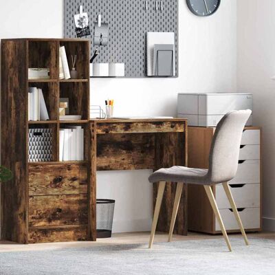 vidaXL Schreibtisch Geräucherte Eiche 70 x 40 x 76 cm - Braun vidaXL Schreibtisch Geräucherte Eiche 70 x 40 x 76 cm - Braun
