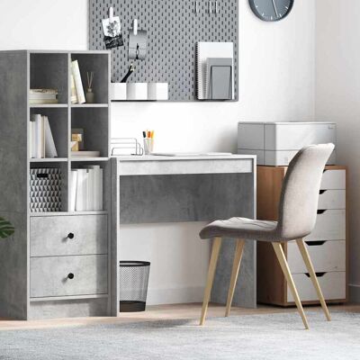 vidaXL Schreibtisch Beton Grau 80 x 40 x 76 cm - Grau vidaXL Schreibtisch Beton Grau 80 x 40 x 76 cm - Grau
