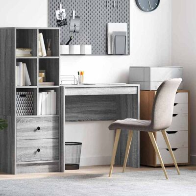 vidaXL Schreibtisch Graues Sonoma 80 x 40 x 76 cm - Grau vidaXL Schreibtisch Graues Sonoma 80 x 40 x 76 cm - Grau