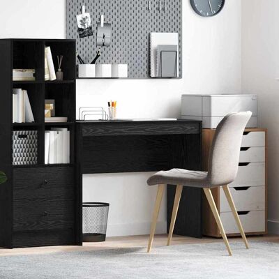 vidaXL Schreibtisch Schwarz Eichen-Optik 90 x 40 x 76 cm - Schwarz vidaXL Schreibtisch Schwarz Eichen-Optik 90 x 40 x 76 cm - Schwarz
