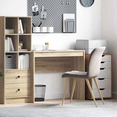 vidaXL Schreibtisch Sonoma-Eiche 90 x 40 x 76 cm - Braun vidaXL Schreibtisch Sonoma-Eiche 90 x 40 x 76 cm - Braun