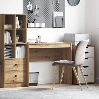 vidaXL Schreibtisch Artisan-Eiche 90 x 40 x 76 cm - Braun vidaXL Schreibtisch Artisan-Eiche 90 x 40 x 76 cm - Braun