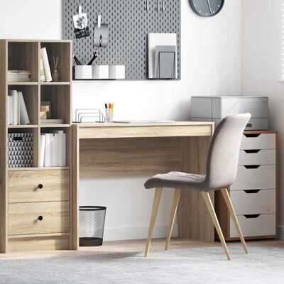vidaXL Schreibtisch Sonoma-Eiche 100 x 40 x 76 cm - Braun vidaXL Schreibtisch Sonoma-Eiche 100 x 40 x 76 cm - Braun