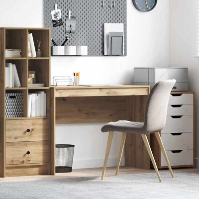 vidaXL Schreibtisch Artisan-Eiche 100 x 40 x 76 cm - Braun vidaXL Schreibtisch Artisan-Eiche 100 x 40 x 76 cm - Braun