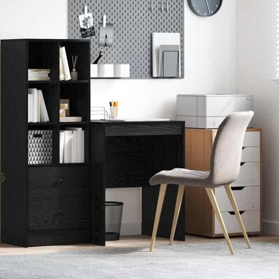 vidaXL Schreibtisch Schwarz Eichen-Optik 60 x 50 x 76 cm - Schwarz vidaXL Schreibtisch Schwarz Eichen-Optik 60 x 50 x 76 cm - Schwarz