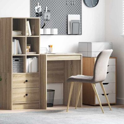 vidaXL Schreibtisch Sonoma-Eiche 60 x 50 x 76 cm - Braun vidaXL Schreibtisch Sonoma-Eiche 60 x 50 x 76 cm - Braun