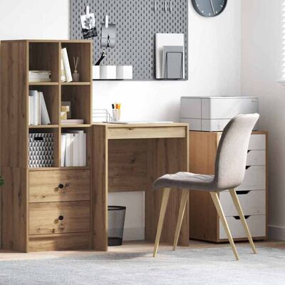 vidaXL Schreibtisch Artisan-Eiche 60 x 50 x 76 cm - Braun vidaXL Schreibtisch Artisan-Eiche 60 x 50 x 76 cm - Braun