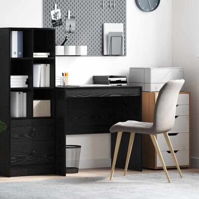 vidaXL Schreibtisch Schwarz Eichen-Optik 80 x 50 x 76 cm - Schwarz vidaXL Schreibtisch Schwarz Eichen-Optik 80 x 50 x 76 cm - Schwarz