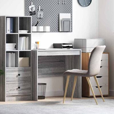 vidaXL Schreibtisch Graues Sonoma 80 x 50 x 76 cm - Grau vidaXL Schreibtisch Graues Sonoma 80 x 50 x 76 cm - Grau