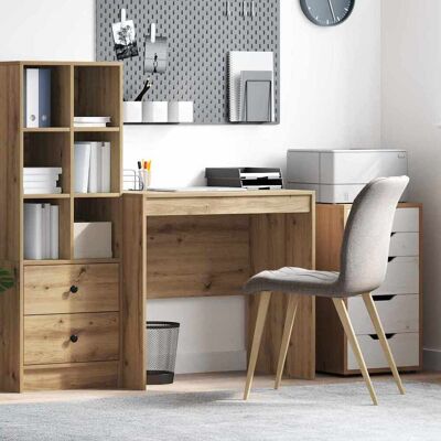 vidaXL Schreibtisch Artisan-Eiche 80 x 50 x 76 cm - Braun vidaXL Schreibtisch Artisan-Eiche 80 x 50 x 76 cm - Braun