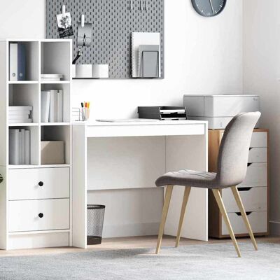 vidaXL Schreibtisch Weiß 90 x 50 x 76 cm - Weiß vidaXL Schreibtisch Weiß 90 x 50 x 76 cm - Weiß