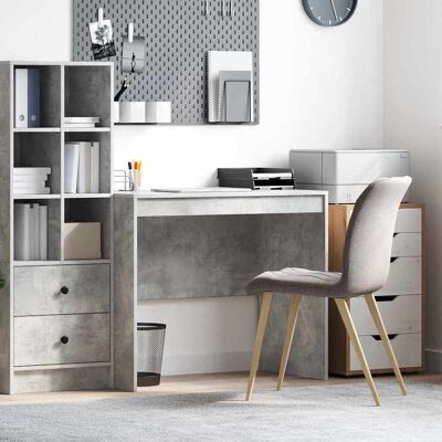 vidaXL Schreibtisch Beton Grau 90 x 50 x 76 cm - Grau vidaXL Schreibtisch Beton Grau 90 x 50 x 76 cm - Grau