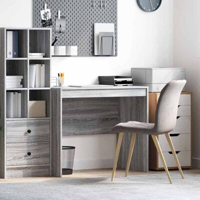 vidaXL Schreibtisch Graues Sonoma 90 x 50 x 76 cm - Grau vidaXL Schreibtisch Graues Sonoma 90 x 50 x 76 cm - Grau