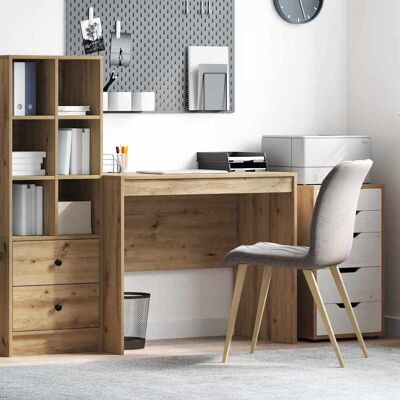 vidaXL Schreibtisch Artisan-Eiche 90 x 50 x 76 cm - Braun vidaXL Schreibtisch Artisan-Eiche 90 x 50 x 76 cm - Braun