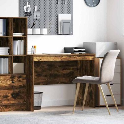 vidaXL Schreibtisch Geräucherte Eiche 100 x 50 x 76 cm - Braun vidaXL Schreibtisch Geräucherte Eiche 100 x 50 x 76 cm - Braun