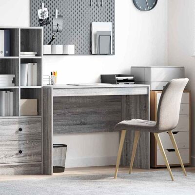 vidaXL Schreibtisch Graues Sonoma 100 x 50 x 76 cm - Grau vidaXL Schreibtisch Graues Sonoma 100 x 50 x 76 cm - Grau