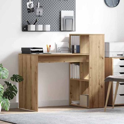 vidaXL Schreibtisch Artisan-Eiche 108 x 55 x 103.5 cm Holzwerkstoff - Braun vidaXL Schreibtisch Artisan-Eiche 108 x 55 x 103.5 cm Holzwerkstoff - Braun