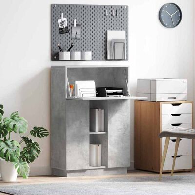 vidaXL Schreibtisch Beton Grau 71.5 x 31.5 x 106.5 cm Holzwerkstoff - Grau vidaXL Schreibtisch Beton Grau 71.5 x 31.5 x 106.5 cm Holzwerkstoff - Grau
