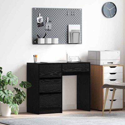 vidaXL Schreibtisch Schwarz Eichen-Optik 90 x 37,5 x 75 cm - Schwarz vidaXL Schreibtisch Schwarz Eichen-Optik 90 x 37,5 x 75 cm - Schwarz