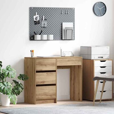 vidaXL Schreibtisch Artisan-Eiche 90 x 37,5 x 75 cm Holzwerkstoff - Braun vidaXL Schreibtisch Artisan-Eiche 90 x 37,5 x 75 cm Holzwerkstoff - Braun