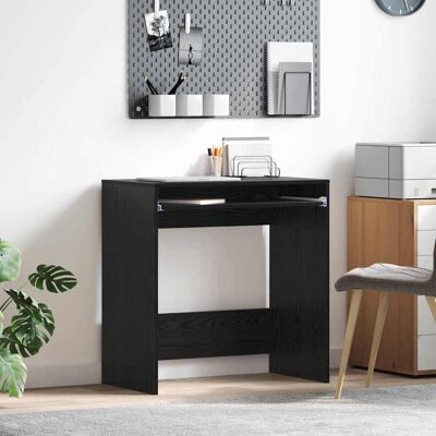 vidaXL Schreibtisch Schwarz Eichen-Optik 77,5 x 43 x 79 cm - Schwarz vidaXL Schreibtisch Schwarz Eichen-Optik 77,5 x 43 x 79 cm - Schwarz