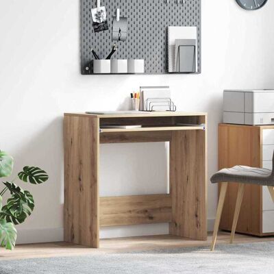 vidaXL Schreibtisch Artisan-Eiche 77,5 x 43 x 79 cm Holzwerkstoff - Braun vidaXL Schreibtisch Artisan-Eiche 77,5 x 43 x 79 cm Holzwerkstoff - Braun
