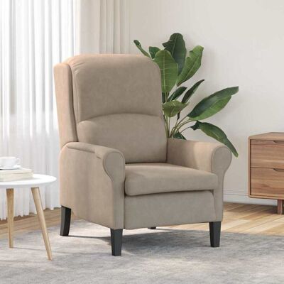 vidaXL Sessel Taupe 76 x 94 x 102 cm Mikrofaser - Taupe vidaXL Sessel Taupe 76 x 94 x 102 cm Mikrofaser - Taupe
