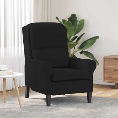 vidaXL Sessel Schwarz 76 x 94 x 102 cm Mikrofaser - Schwarz vidaXL Sessel Schwarz 76 x 94 x 102 cm Mikrofaser - Schwarz