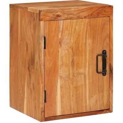 vidaXL Nachttisch Braun 35 x 33 x 48 cm Massivholz Akazie - Braun vidaXL Nachttisch Braun 35 x 33 x 48 cm Massivholz Akazie - Braun