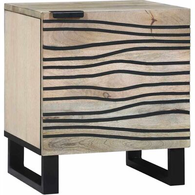 vidaXL Nachttisch Weiß 40 x 33 x 46 cm Holzwerkstoff - Weiß vidaXL Nachttisch Weiß 40 x 33 x 46 cm Holzwerkstoff - Weiß