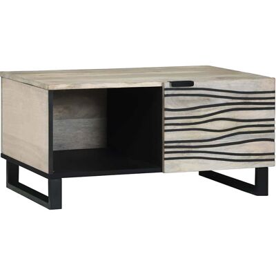 vidaXL Couchtisch Weiß 80 x 50 x 40 cm Holzwerkstoff - Weiß vidaXL Couchtisch Weiß 80 x 50 x 40 cm Holzwerkstoff - Weiß