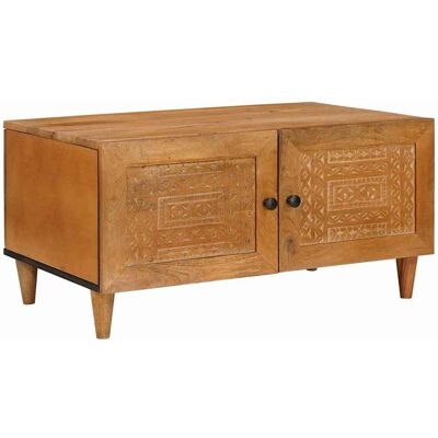 vidaXL Couchtisch Hellbraun 80 x 54 x 40 cm Holzwerkstoff - Braun vidaXL Couchtisch Hellbraun 80 x 54 x 40 cm Holzwerkstoff - Braun