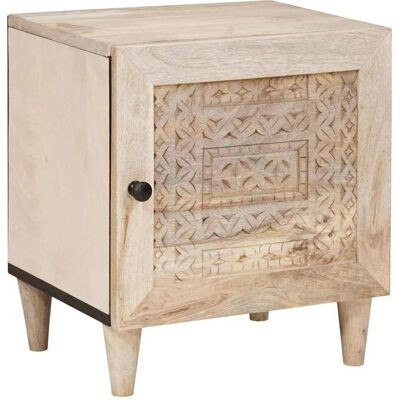 vidaXL Nachttisch Weiß 80 x 50 x 40 cm Holzwerkstoff - Weiß vidaXL Nachttisch Weiß 80 x 50 x 40 cm Holzwerkstoff - Weiß