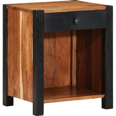 vidaXL Nachttisch Braun 40 x 35 x 50 cm Massivholz Akazie - Braun vidaXL Nachttisch Braun 40 x 35 x 50 cm Massivholz Akazie - Braun