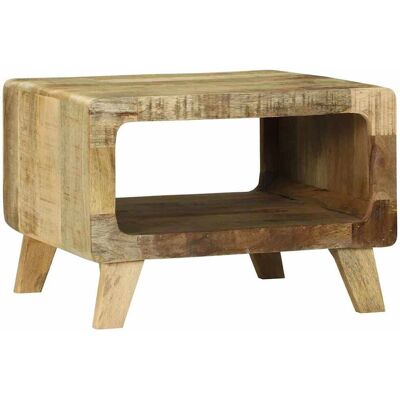 vidaXL Couchtisch Braun 50 x 50 x 35 cm Massivholz Mango - Braun vidaXL Couchtisch Braun 50 x 50 x 35 cm Massivholz Mango - Braun