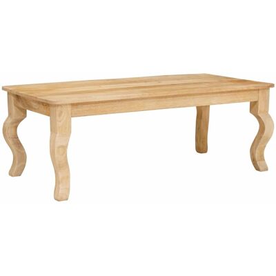 vidaXL Couchtisch Braun 110 x 55 x 40 cm Massivholz Mango - Beige vidaXL Couchtisch Braun 110 x 55 x 40 cm Massivholz Mango - Beige