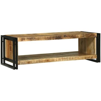 vidaXL Couchtisch Braun 120 x 50 x 38 cm Massivholz Mango - Braun vidaXL Couchtisch Braun 120 x 50 x 38 cm Massivholz Mango - Braun