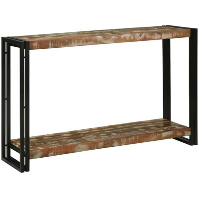 vidaXL Konsolentisch 120 x 33 x 75 cm Massives upgecyceltes Holz - Mehrfarbig vidaXL Konsolentisch 120 x 33 x 75 cm Massives upgecyceltes Holz - Mehrfarbig