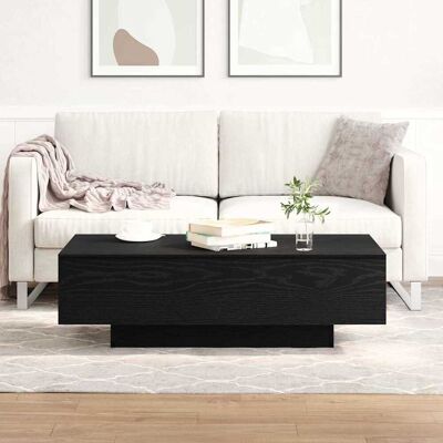 vidaXL Couchtisch Schwarz Eichen-Optik 100 x 49,5 x 31 cm - Schwarz vidaXL Couchtisch Schwarz Eichen-Optik 100 x 49,5 x 31 cm - Schwarz