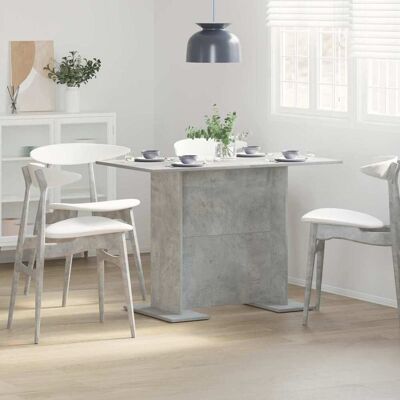 VidaXL Graue Beton Esstisch - Modern, Langlebig, Stilvoll 110x60x75 cm VidaXL Graue Beton Esstisch - Modern, Langlebig, Stilvoll 110x60x75 cm