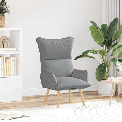 vidaXL Sessel Hellgrau 69 x 74 x 93 cm Fabric and Plywood - Hellgrau vidaXL Sessel Hellgrau 69 x 74 x 93 cm Fabric and Plywood - Hellgrau