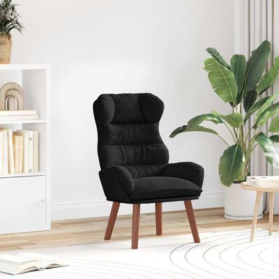 vidaXL Sessel Schwarz 69 x 74 x 93 cm Samt - Schwarz vidaXL Sessel Schwarz 69 x 74 x 93 cm Samt - Schwarz