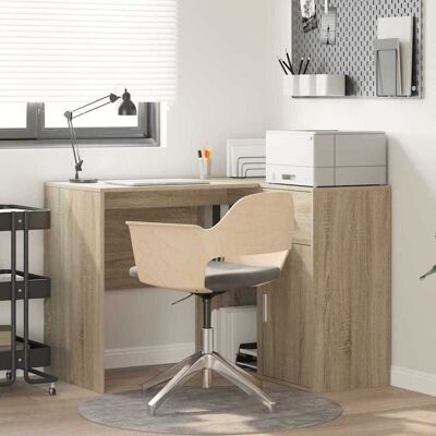 vidaXL Eck-Schreibtisch mit Schubladen Sonoma-Eiche 102 x 88 x 75 cm - Braun vidaXL Eck-Schreibtisch mit Schubladen Sonoma-Eiche 102 x 88 x 75 cm - Braun
