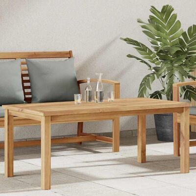 vidaXL Couchtisch Braun 110 x 55 x 45 cm Massivholz Teak - Braun vidaXL Couchtisch Braun 110 x 55 x 45 cm Massivholz Teak - Braun